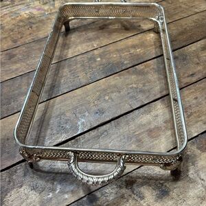 Elegant Silver Plated Casserole Dish Holder